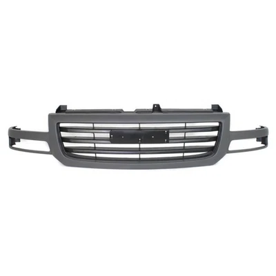 For GMC Sierra 1500 Classic 2007 Grille Plastic Dark Gray w/Painted Black Insert Foto 1 de 4