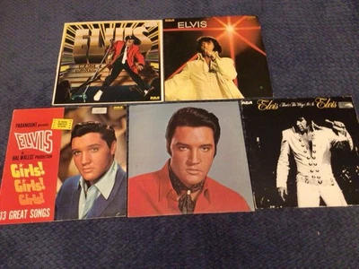 Elvis Presley - Job Lot x 5 Vinyl LP's - Vinyl VG to VG+ - Please Read Desc'p - Image 1 of 4