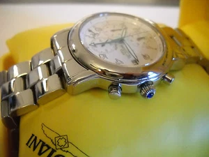 Scare Mint INVICTA 9231 Elite Quartz Alarm Watch and Box - Picture 1 of 12