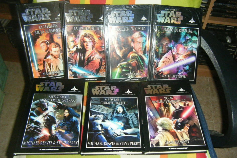 LAS GUERRAS CLON COMPLETA, BIBLIOTECA STAR WARS 3 7 8 9 10 11 12 PLANETA - Imagen 1 de 1