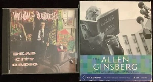 5CD LOT POETRY BEATNIK ALLEN GINSBERG & WILLIAM S BURROUGHS DEAD CITY RADIO - Picture 1 of 5