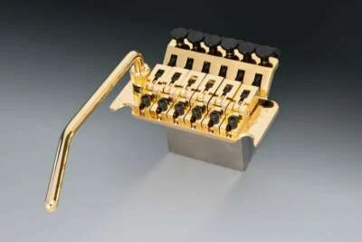 Schaller Lockmeister ® 6 24k 金色 浮动吉他 Tremolo Block 42 Nut R2 — 第 1/2 张图片