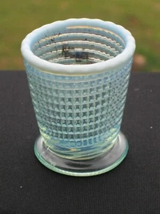 Blue Opalescent Ribbed Spiral Toothpick Holder - Picture 1 of 4