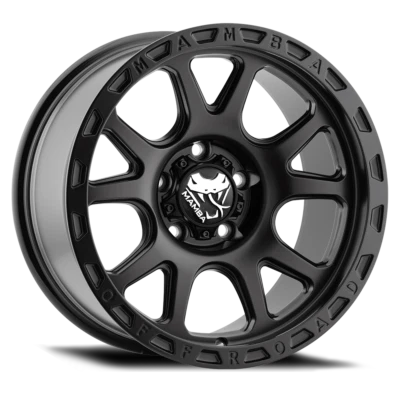 Ruedas 17x9-12 Mamba M27 5x127 punteadas negras mate (juego de 4) Foto 1 de 2