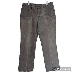 Gloria Vanderbilt  Brown Medium Wash High Rise Straight Denim Size 16 Jeans - Picture 1 of 11