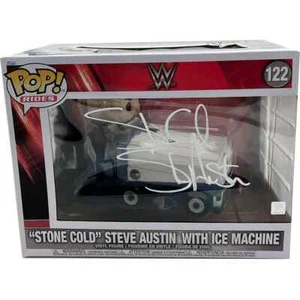 "Stone Cold" Steve Austin Autographed Deluxe Funko Pop! Rides Display - Bild 1 von 1