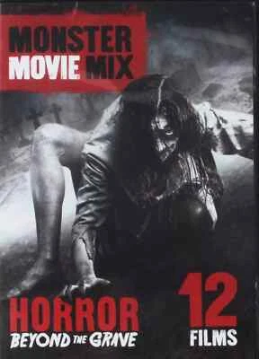MONSTER MOVIE MIX 12 FILMS HORROR BEYOND THE GRAVE TERROR BEYOND THE STARS DVD - Image 1 of 2