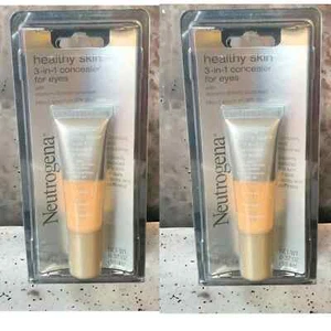 2X Neutrogena Healthy Skin 3 in 1 Concealer For Eyes BUFF 09 SPF 20 Discontinued - Picture 1 of 6