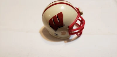 WISCONSIN BADGERS BIG 10  #404 POCKET PRO HELMET RIDDELL FOOTBALL - Image 1 of 4