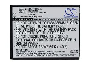 Replacement Battery For HTC 5360570,B0PB5100 Mobile, SmartPhone