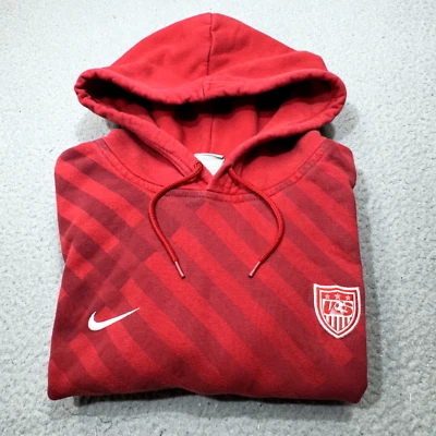 Sudadera del equipo de Estados Unidos para mujer mediana roja con capucha fútbol fútbol nacional logotipo Nike Foto 1 de 4