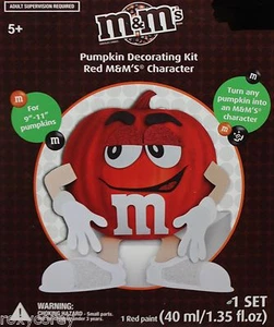 Halloween M&M's M&M Pumpkin Decorating Kit Red M&M's Character NIB - Picture 1 of 1