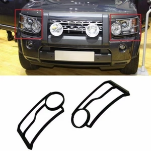 For Land Rover Discovery 4 LR4 2010-2013 Black Front Headlight Lamp Guard Cover - Picture 1 of 6