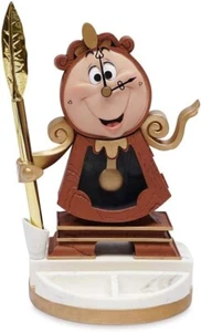 Disney Beauty and the Beast Cogsworth Figurine Clock Pen Holder Statue - Picture 1 of 4