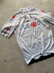 Q36.5 LEND Tour de Suisse Cycling Jersey Made in Italy White Size L Autographed - Picture 1 of 20