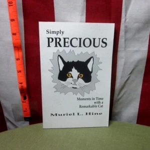SIMPLY PRECIOUS signed book Moments in Time with a Remarkable Cat autograph 1996 - Picture 1 of 3