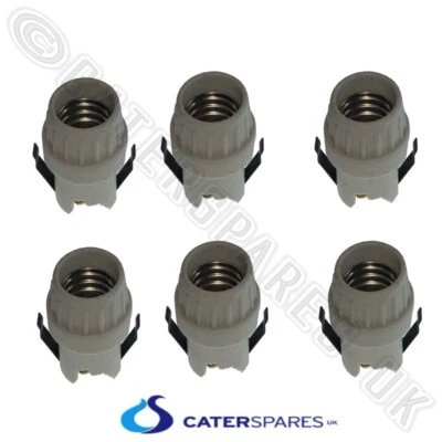 6 X HENNY PENNY PORZELLAN GLÜHBIRNE / LAMPENFASSUNG FASSUNG HP28294 HCW-5HCW-8 GSP