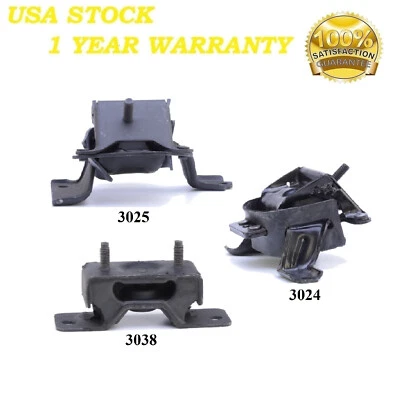 3PCS MOTOR &TRANS MOUNT FIT Ford Crown Victoria/Mercury Grand Marquis 03-11 4.6L - Image 1 of 4
