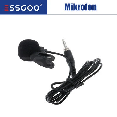 ESSGOO 3,5mm Mikrofon Stereo Externes Mikrofon MIK für Autoradio MP5 Auto DVD - Bild 1 von 4