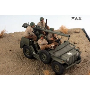 ANT Resin 1/72 4pcs US Army Military Soldier Miniature Diorama Figures Doll Toys - Picture 1 of 8