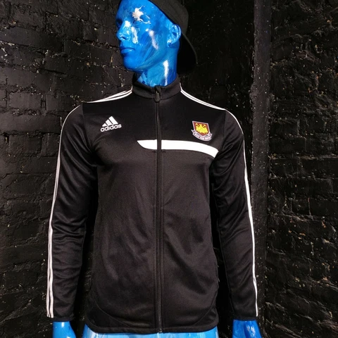 West Ham United The Hammers Training Jacket With Zipped Adidas Z21090 Mens SizeS Cover