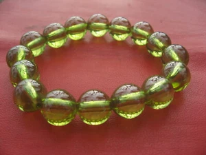 Magic Holy 12mm Green Naga Eye Bracelet Talisman Protect Lucky Life Thai Amulets - Picture 1 of 6