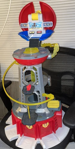 PAW Patrol Mighty Pups Super PAWs Lookout Tower used Working- Lights, Sounds Cover