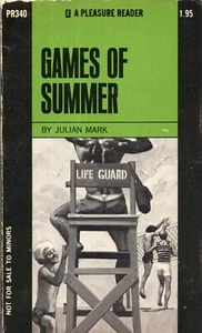 Games of Summer by Julian Mark Vintage Sleaze Gay Pulp Greenleaf Paperback  Good - Picture 1 of 1