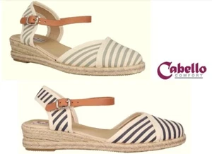 Cabello Comfort Made in Spain rope wedge Espadrille sandal Cabello Shoes Koral - Picture 1 of 12