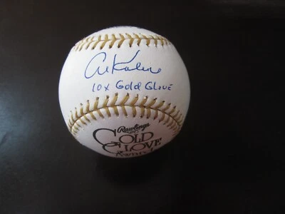 Al Kaline Autograph Signed Auto Gold Glove Baseball Ball JSA B30) Tigers 10 x GG - Image 1 of 3