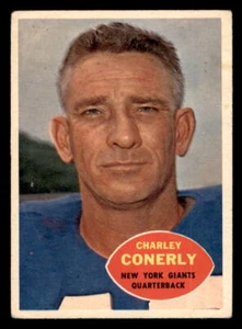 1960 Topps Football #72 Charley Conerly VG - Picture 1 of 2