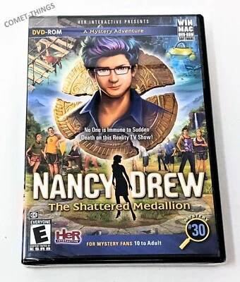 Nancy Drew: The Shattered Medallion (Windows/Mac DVD-ROM, 2014) ¡Sellado de fábrica! Foto 1 de 3
