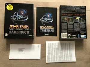 Boite/notice Big box vide/sans jeu Star trek deep space nine harbinger PC FR - Imagen 1 de 3