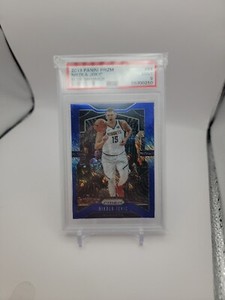 2019-2020 Panini Prizm FOTL Blue Shimmer Nikola Jokic No.84 Denver Nuggets PSA 9