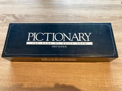 Pictionary The Game of Quick Draw First Edition 1985 Vintage Board Game Complete - Image 1 of 4