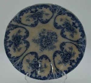 Vintage Libertas Prussia Flow Blue Serving Bowl 10" - Picture 1 of 12