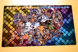 No.991# Digimon CCG Playmat Garurumon Ikkakumon Omegamon MagnaAngemon Lillymon - Imagen 1 de 2