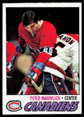 Pete Mahovlich 1977-78 Topps #205 - Image 1 of 2