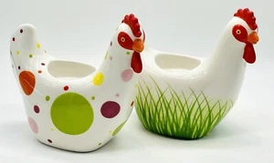 Party Lite Chicken Candle Holders Tea Light Taper - Picture 1 of 12