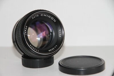 Auto Chinon  55mm f/1.4 M42 Pentax Universal Mount Standard Fast Lens. - Image 1 of 4