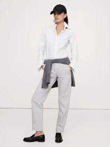 NEW Banana Republic 4 RILEY II TAILORED SHIRT Sz 4 White #836722 - Picture 1 of 5