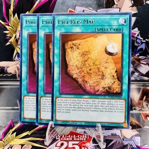 3x Yugioh Playset Piri Reis Map JUSH-EN030 Rare 1st Ed Near Mint - Picture 1 of 1