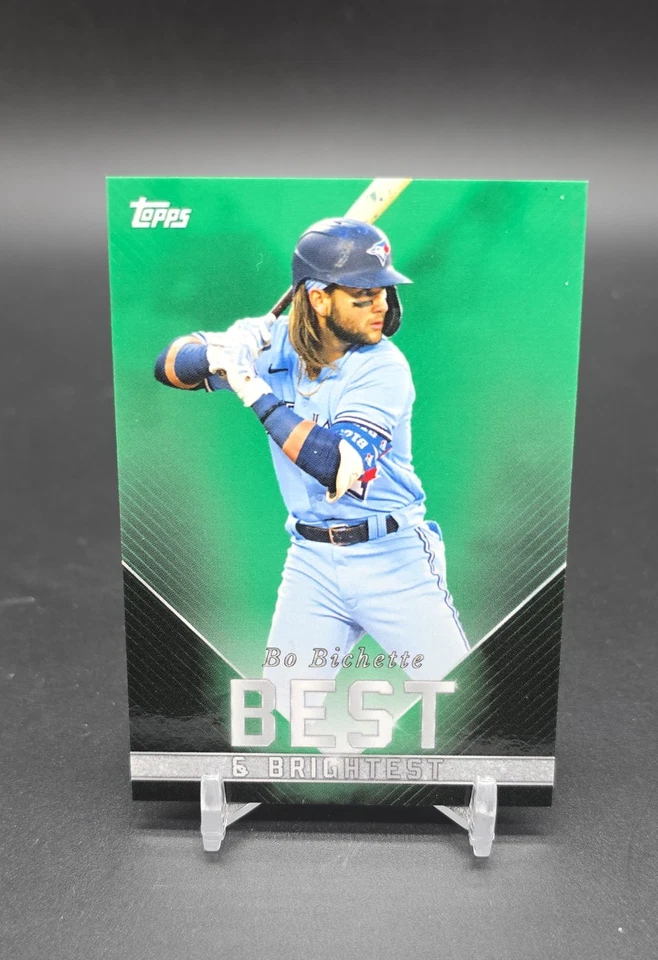 2022 Topps X Wander Franco - Best & Brightest Bo Bichette #9 Green /99 - Image 1 of 1