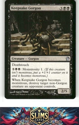 Magic the Gathering MTG Theros Keepsake Gorgon #93 Buy 2 Get 1 - Image 1 of 2