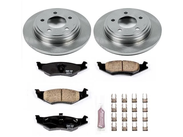 Pastilha de freio traseira e kit de rotor para 1993-1994 Dodge Intrepid FG219PV - Imagem 1 de 1