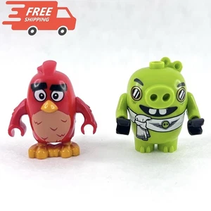 Lego The Angry Birds Movie X2 Minifigures Red & Pilot Pig Ang003 & Ang004 - Picture 1 of 3