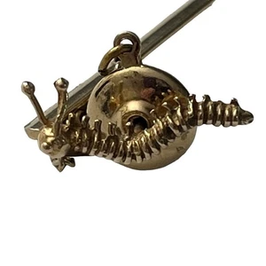 14 Karat Gelbgold Raupe Krawattennadel Vintage - Bild 1 von 6