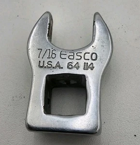 Easco SAE Crow Foot Wrench 3/8" Drive Size 7/16 - Foto 1 di 2