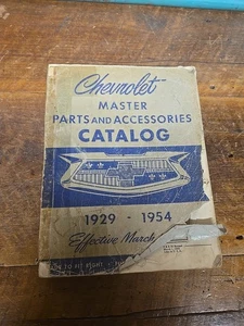 Original Chevrolet Master Parts & Accessories Catalog for Models 1929-1954 GM Bk - Picture 1 of 9