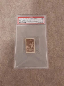 1948 Topps Magic Foto Buffalo Bill Cody Figure del selvaggio West classificato PSA 3 - Foto 1 di 4